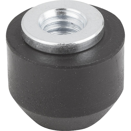 Kipp Thrust Pad M06 Neoprene, Comp:Steel K0104.06